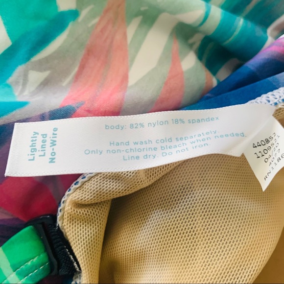 Lane Bryant Floral One Piece Swimsuit NWT Sz 14&18 - Picture 6 of 6